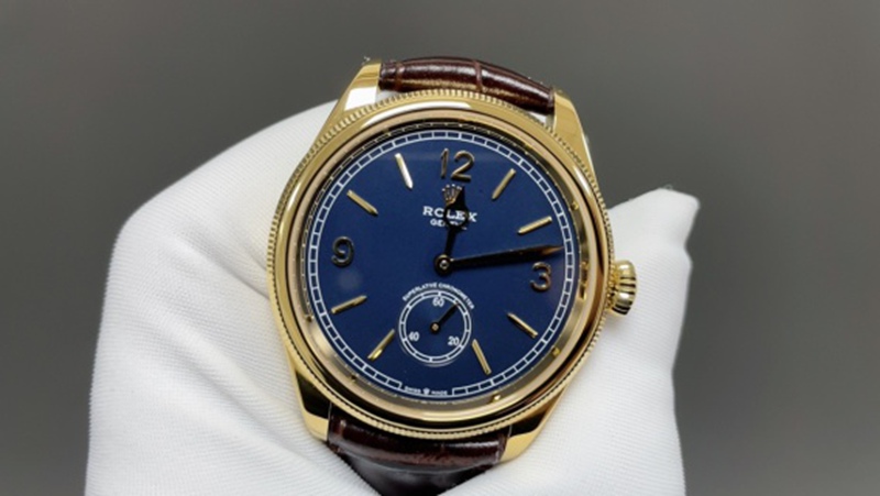 Best Edition with Cal.7140 Automatic Movement Rolex Hengdong 1908 model 39mm✖️9.8mm Blue Watch